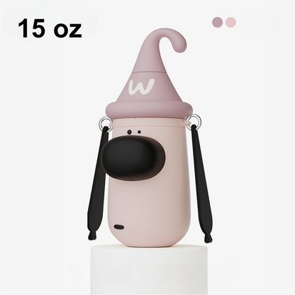 Big Nose Pup Stainless Steel Water Bottle
